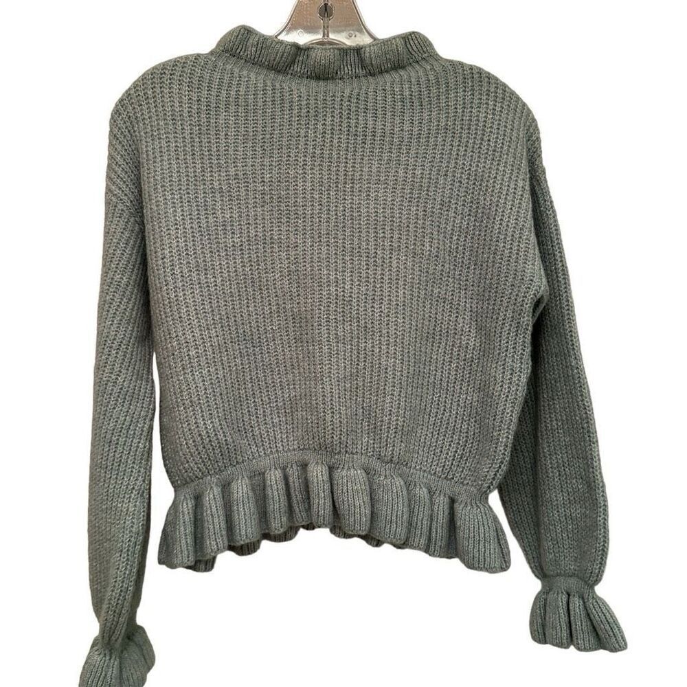 TopShop light green unique sweater